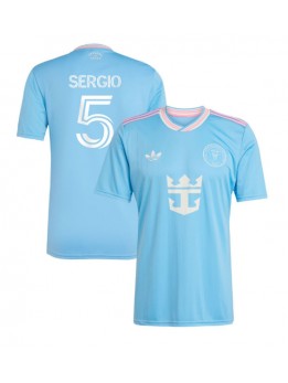 Inter Miami Sergio Busquets #5 Ausweichtrikot 2025-26 Kurzarm Inter Miami Sergio Busquets #5 Ausweichtrikot 2025-26 Kurzarm